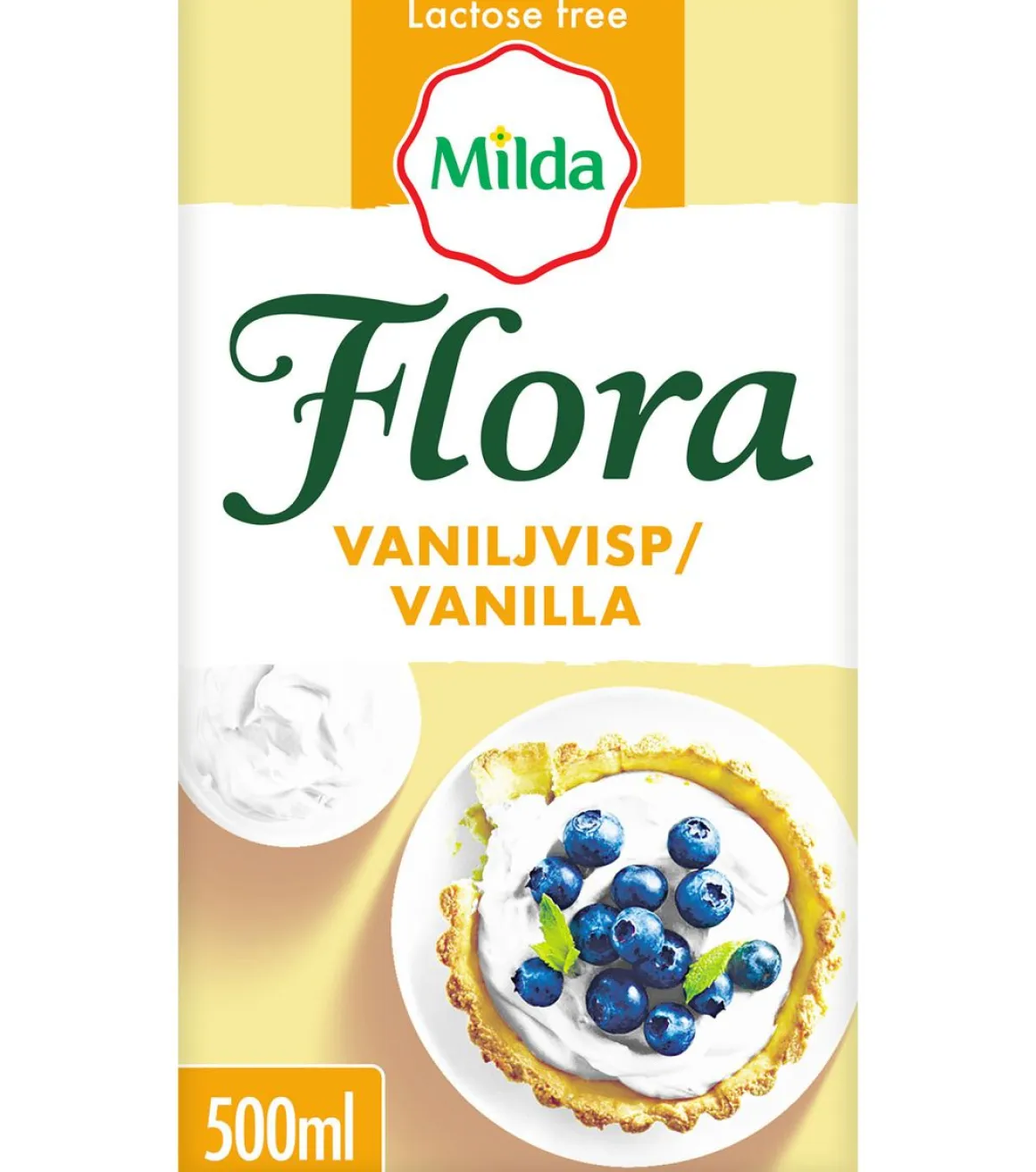 MILDA FLORA VANILLA LAKTON 500 ML