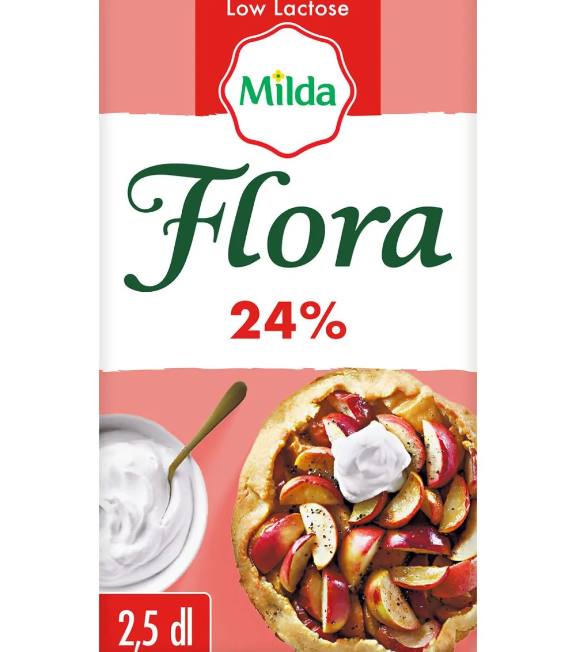 MILDA FLORA VISPI 24% VÄHÄLAKT 250 ML