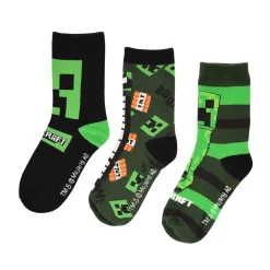 MINECRAFT LASTEN MINECRAFT 3-PACK SUKAT 31-34