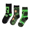 MINECRAFT LASTEN MINECRAFT 3-PACK SUKAT 35-38