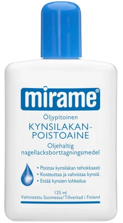 MIRAME ÖLJYPITOINEN KYNSILAKANPOISTOAINE 125 ML