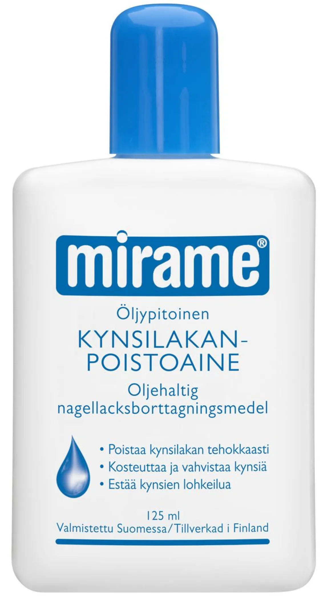 MIRAME ÖLJYPITOINEN KYNSILAKANPOISTOAINE 125 ML