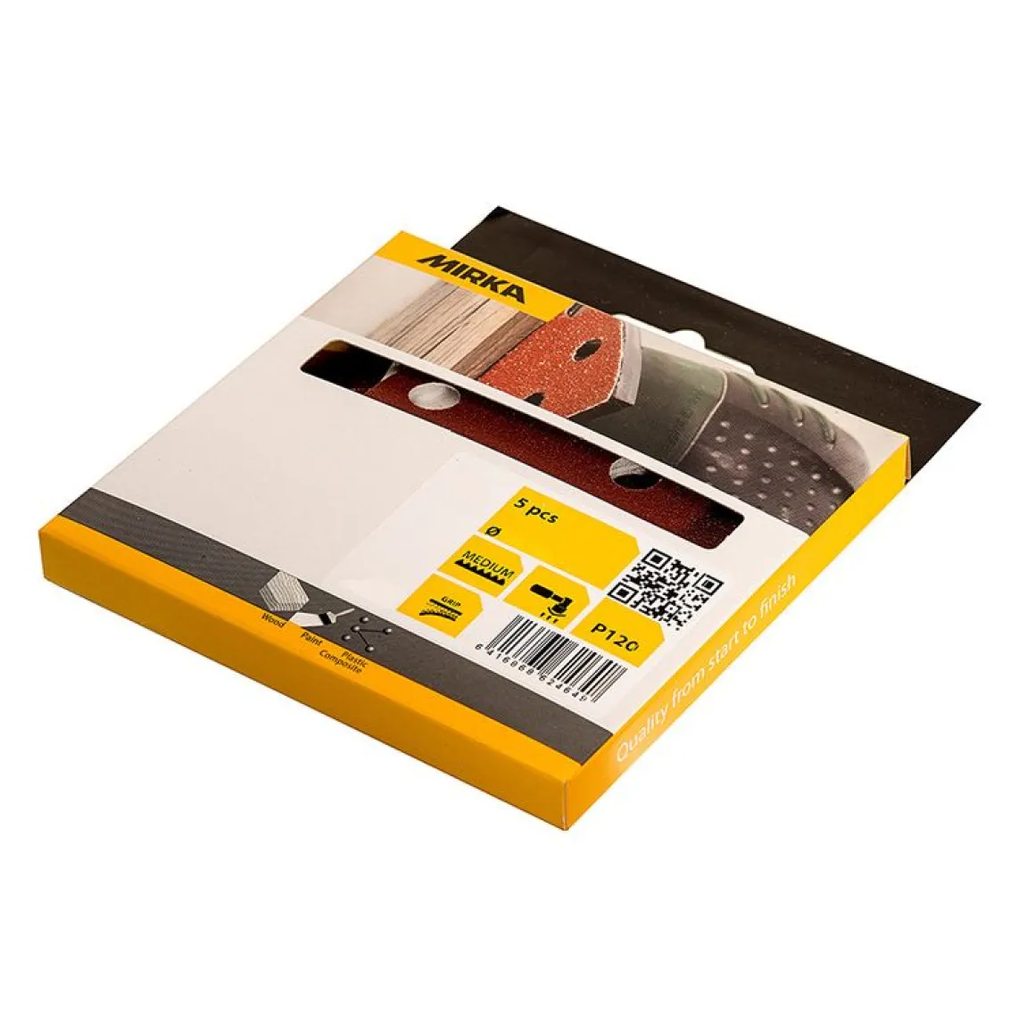 MIRKA HIOMAKOLMIO PUNAINEN 93X93X93MM K120 5KPL