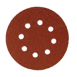 MIRKA HIOMAPYÖRÖPAPERI PUNAINEN125MM K80 5KPL