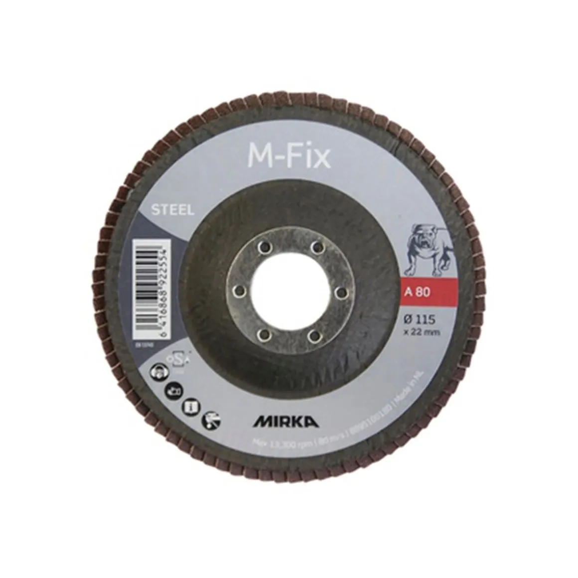 MIRKA LAMELLILAIKKA K80 115X22MM