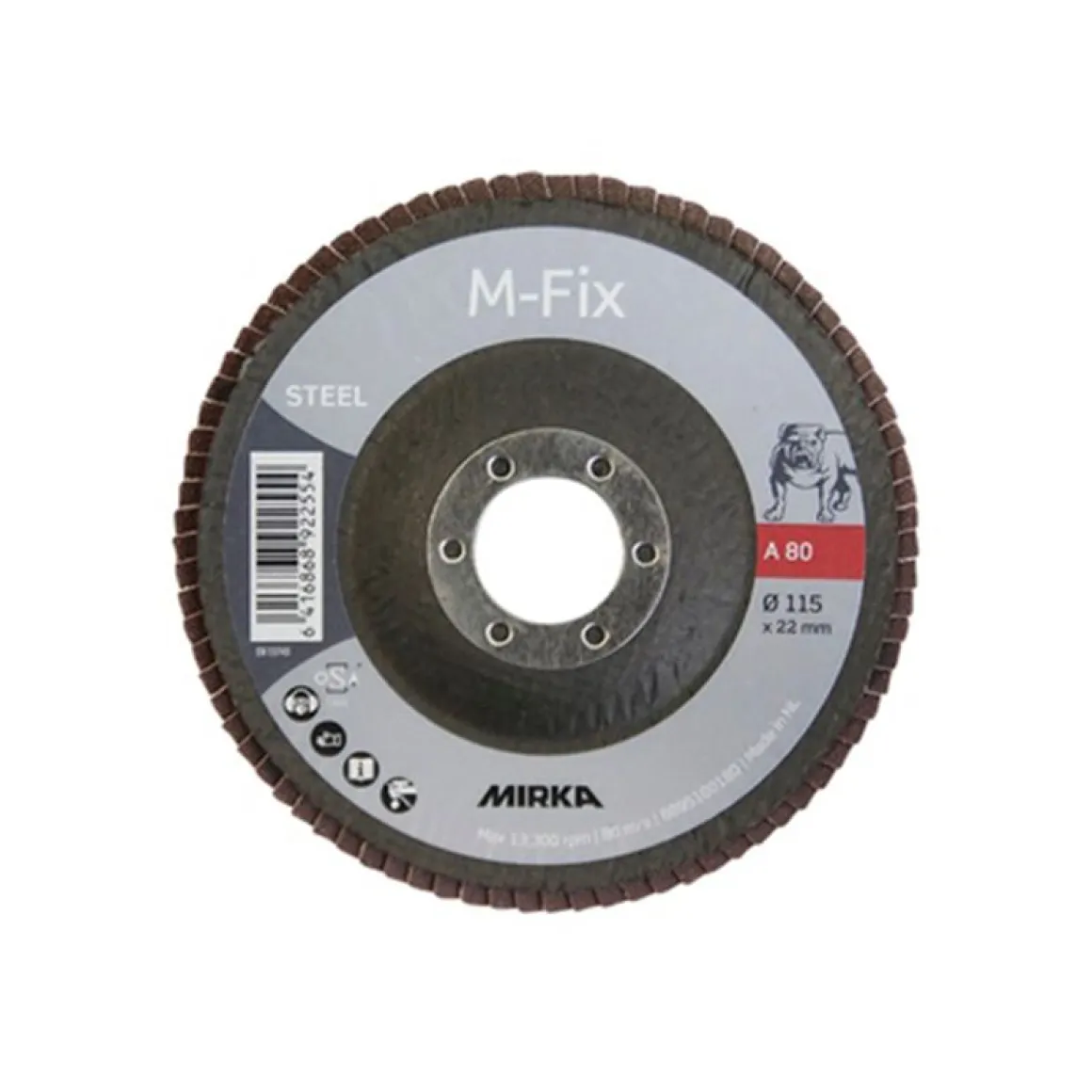 MIRKA LAMELLILAIKKA K80 115X22MM