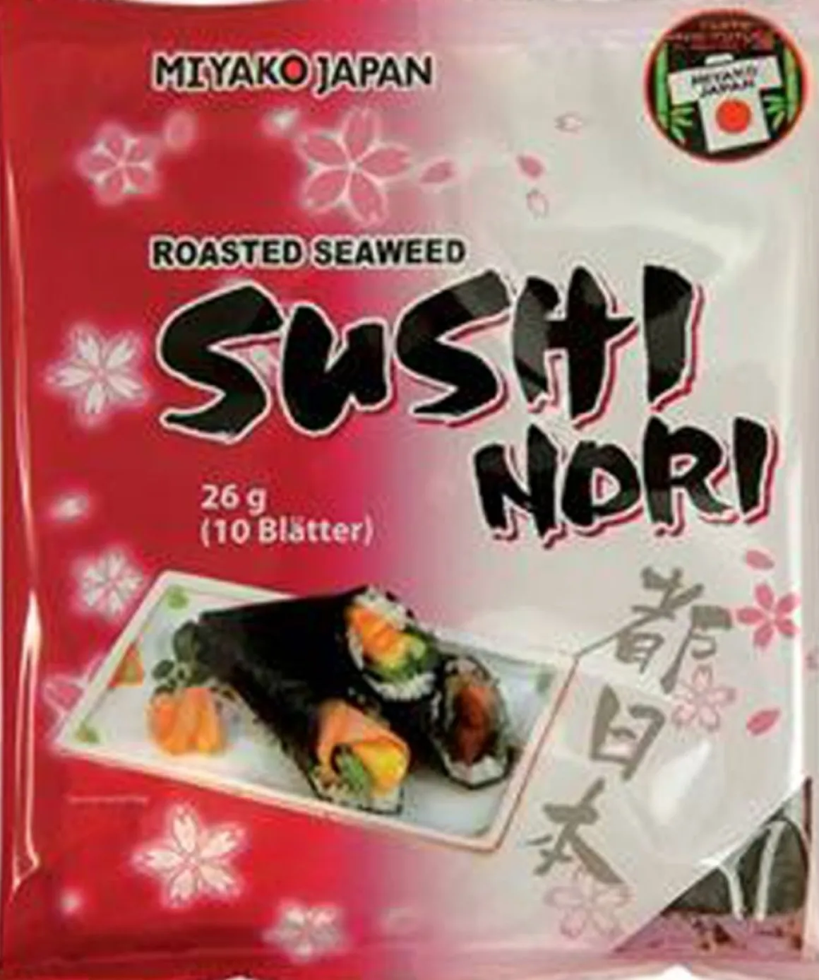 MIYAKO ROASTED SEAWEED SUSHI NORI 26 G