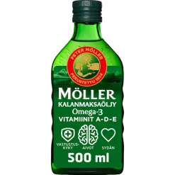 MÖLLER KALANMAKSAÖLJY NATURAL 500ML