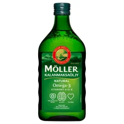 MÖLLER KALANMAKSAÖLJY NATURAL 500ML