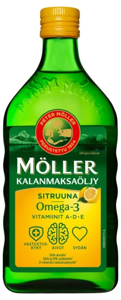 MÖLLER KALANMAKSAÖLJY SITRUUNA 500ML 500 ML