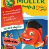 MÖLLER OMEGA-3 PIKKUKALAT VADELMAINEN 45 KPL