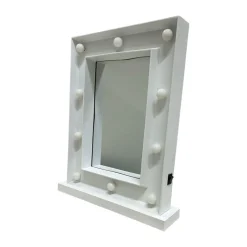 MM KODIKAS MEIKKIPEILI LED VALOLLA 26,7X37X6CM VALKOINEN