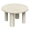 MM KODIKAS SOHVAPÖYTÄ SILMU 60X35CM BEIGE/VALKOINEN