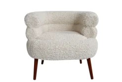 MM KODIKAS NOJATUOLI PILVI TEDDY 78X68X69CM VALKOINEN