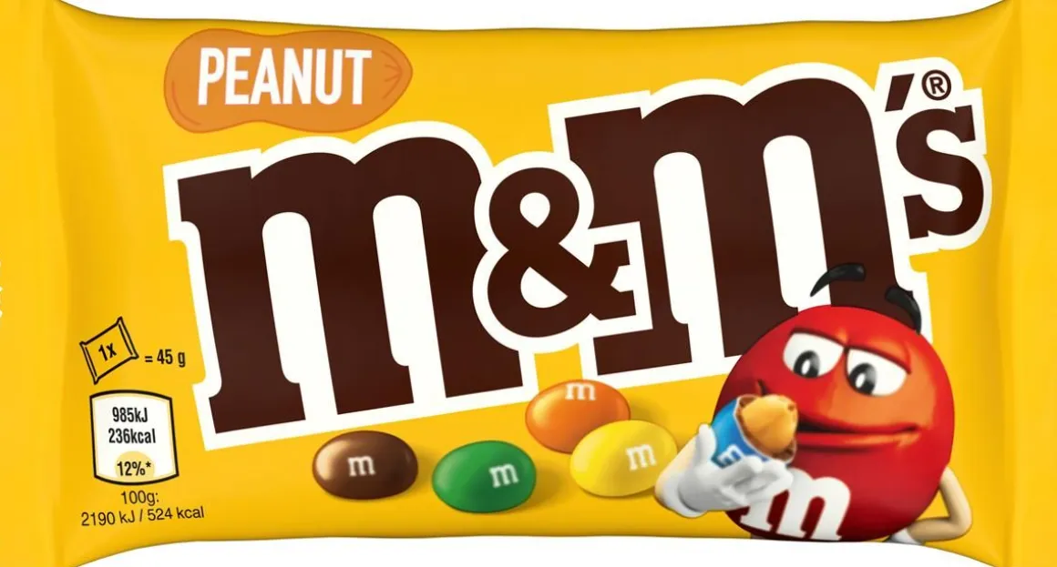 M&M'S PEANUT MAITOSUKLAA 45 G