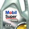 MOBIL SUPER 3000 FORMULA F 0W-30 MOOTTORIÖLJY 5 L