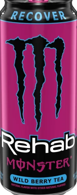 MONSTER ENERGY REHAB WILD BERRY TEA TLK (USA) 458 ML