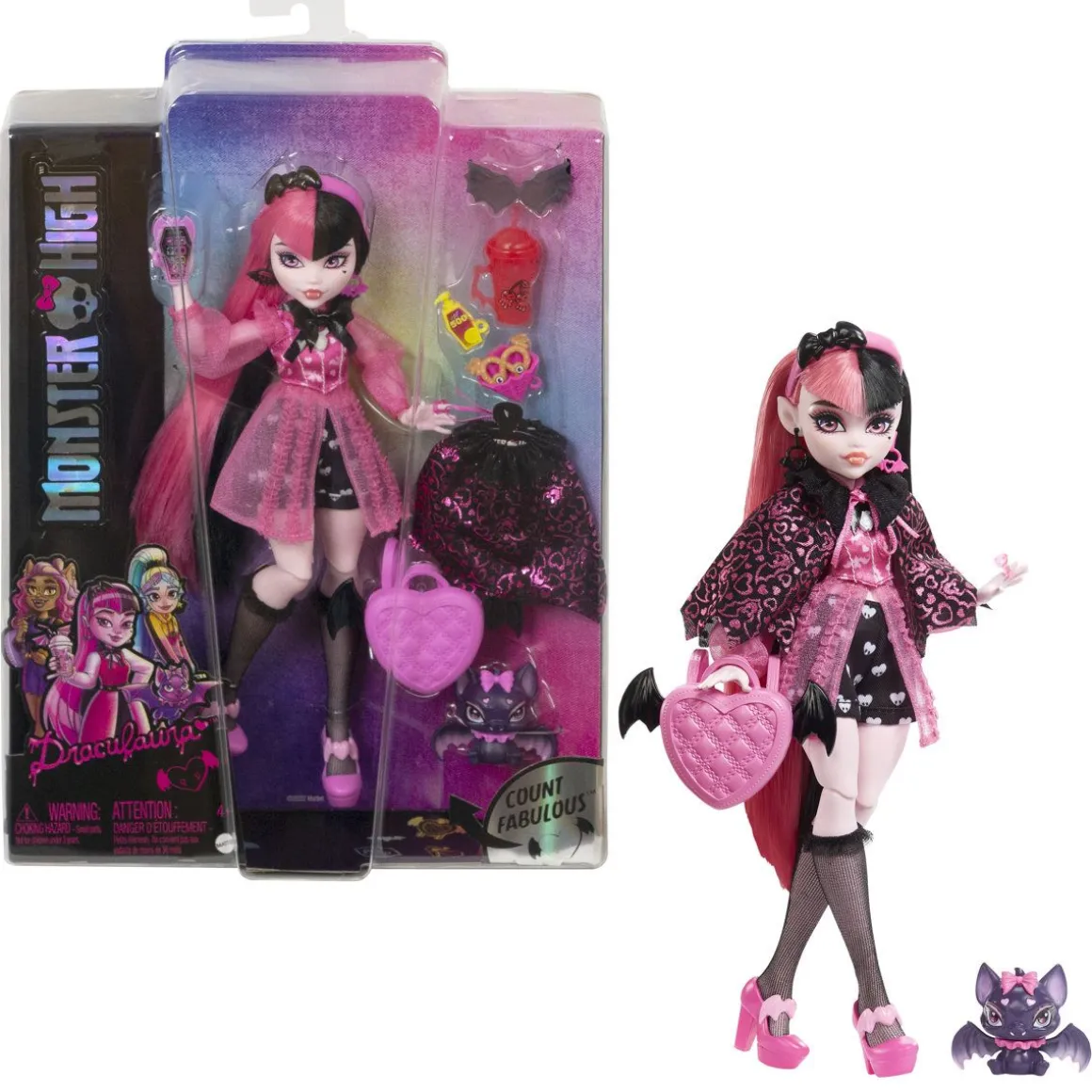 MONSTER HIGH NUKKE DRACULAURA NUKKE HHK51