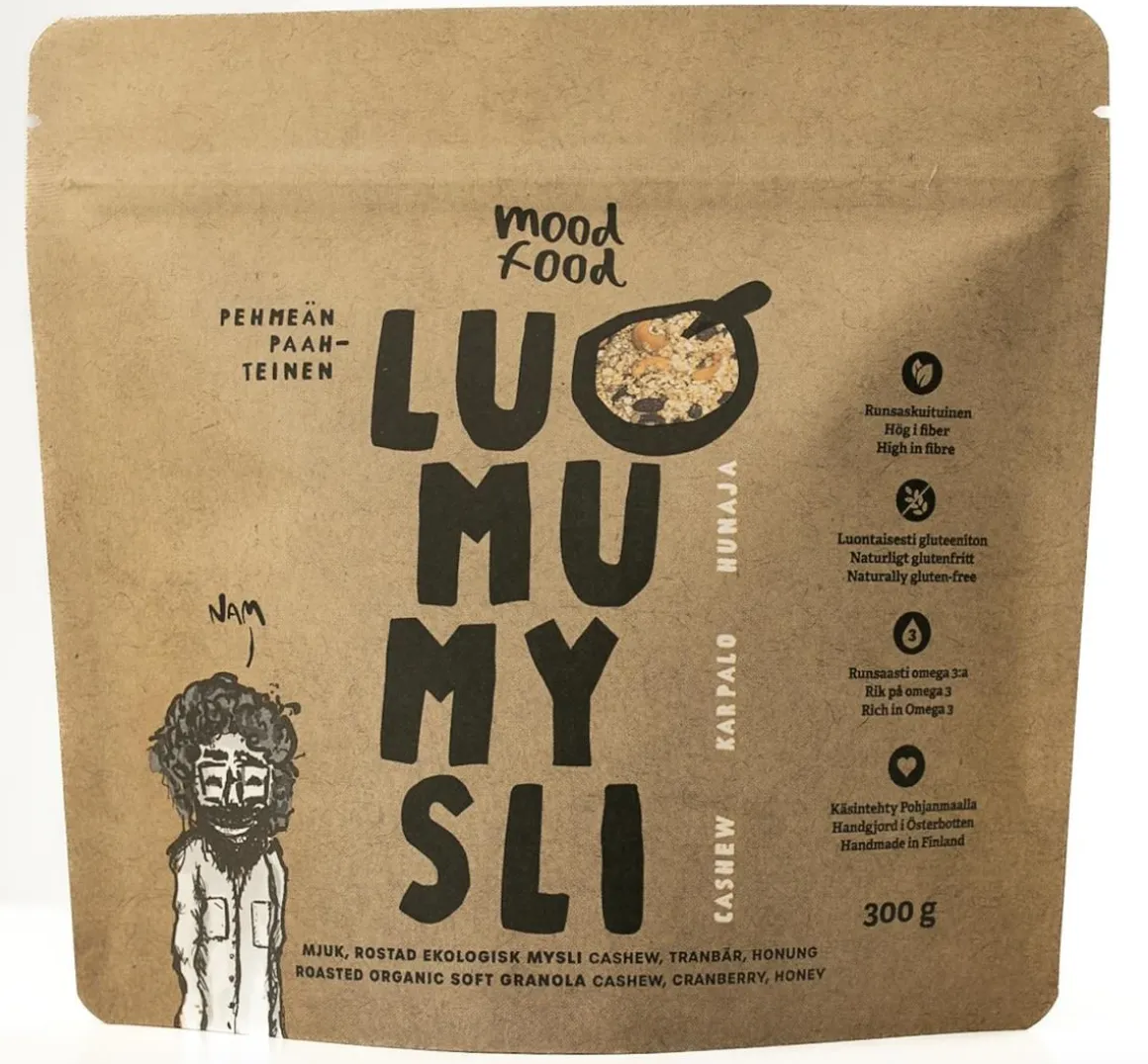 MOODFOOD LUOMUMYSLI GLUTEENITON 300 G