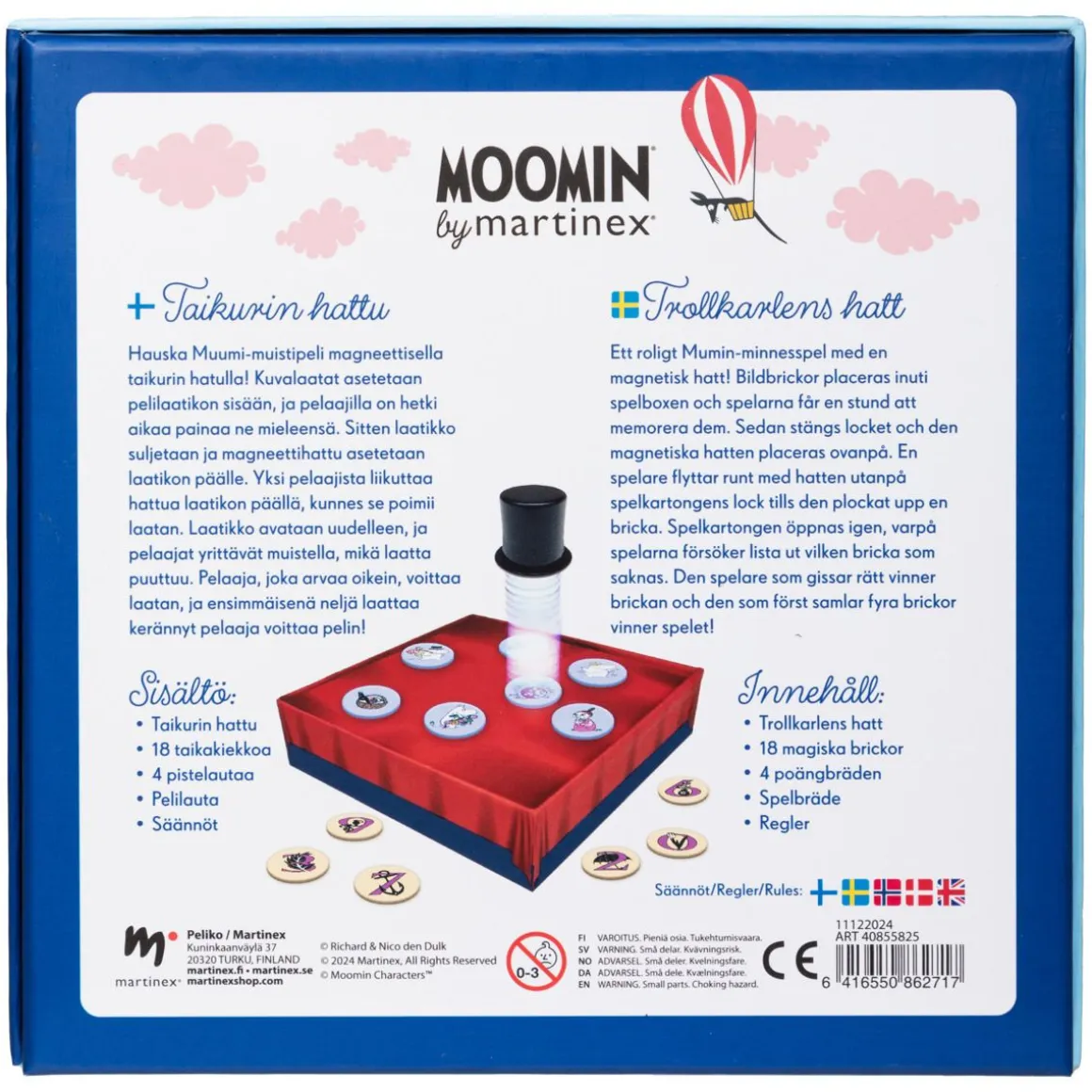 MOOMIN BY MARTINEX MUUMI TAIKURIN HATTU