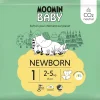 MOOMIN BABY NEWBORN TEIPPIVAIPPA 1 2-5 KG 25 KPL