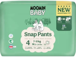 MOOMIN BABY SNAP PANTS HOUSUVAIPPA 4-32 KPL, 7-11 KG 32 KPL