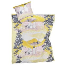 MOOMIN PUSSILAKANASETTI PERHEEN PARISSA 150X210CM+50X60CM ROOSA