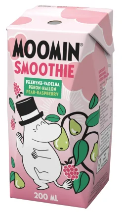 MOOMIN SMOOTHIE PÄÄRYNÄ-VADELMA 200 ML