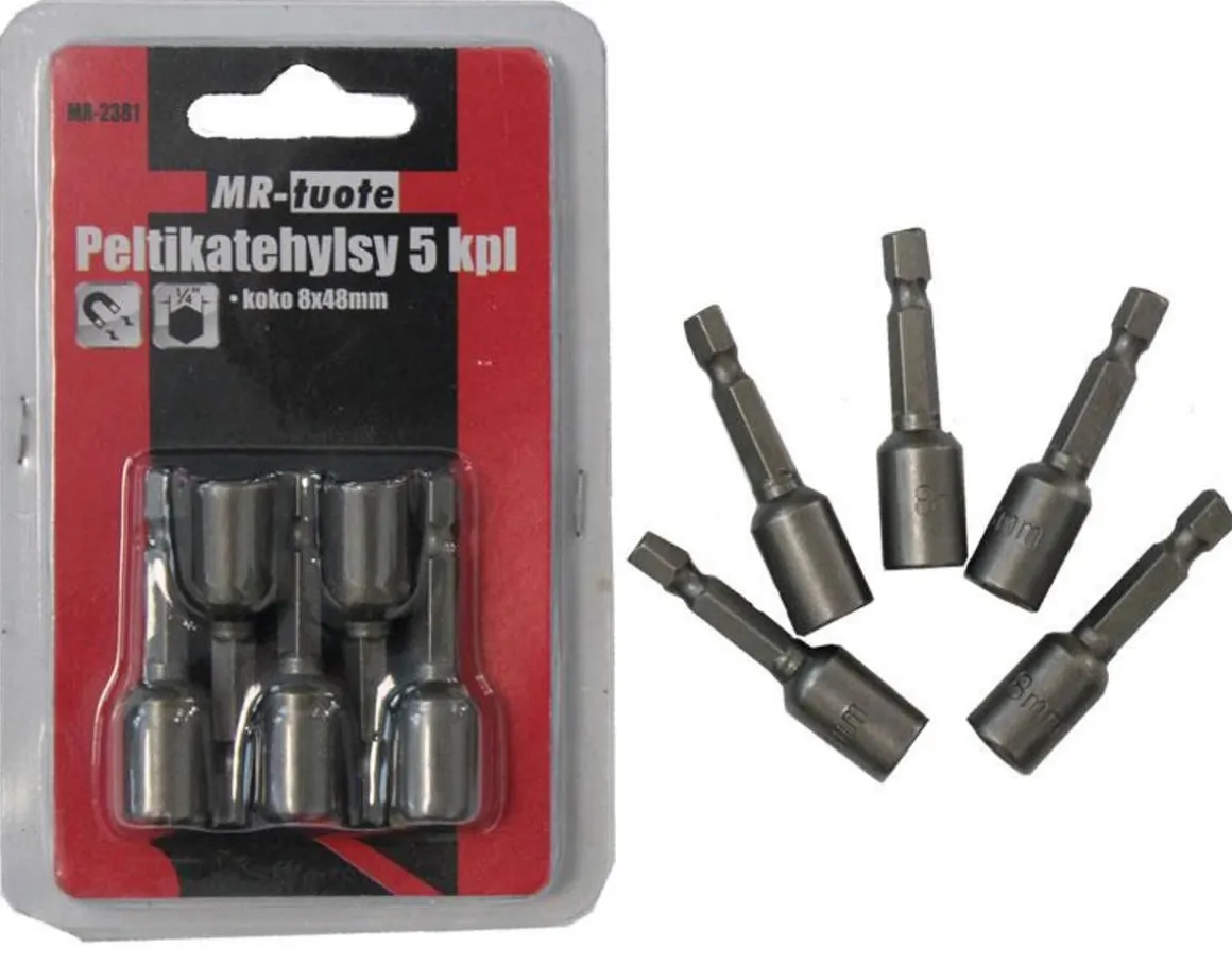 MR-TUOTE PELTIKATEHYLSY 5 KPL, 8 X 48 MM