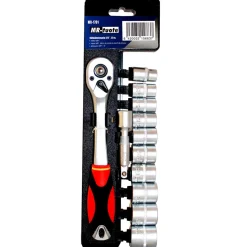 MR-TUOTE RÄIKKÄHYLSYSARJA 3/8", 12-OS.