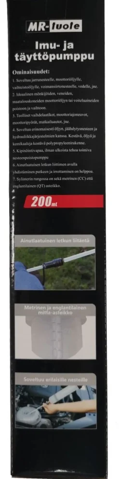 MR-TUOTE IMU- JA TÄYTTÖPUMPPU 200 ML