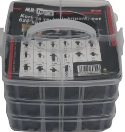 MR-TUOTE KORI- JA VERHOILUKIINNIKKEET 620 KPL,16 ERIL
