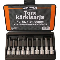 MR-TUOTE TORX AVAINSARJA 10-OS. 1/2", 90 MM