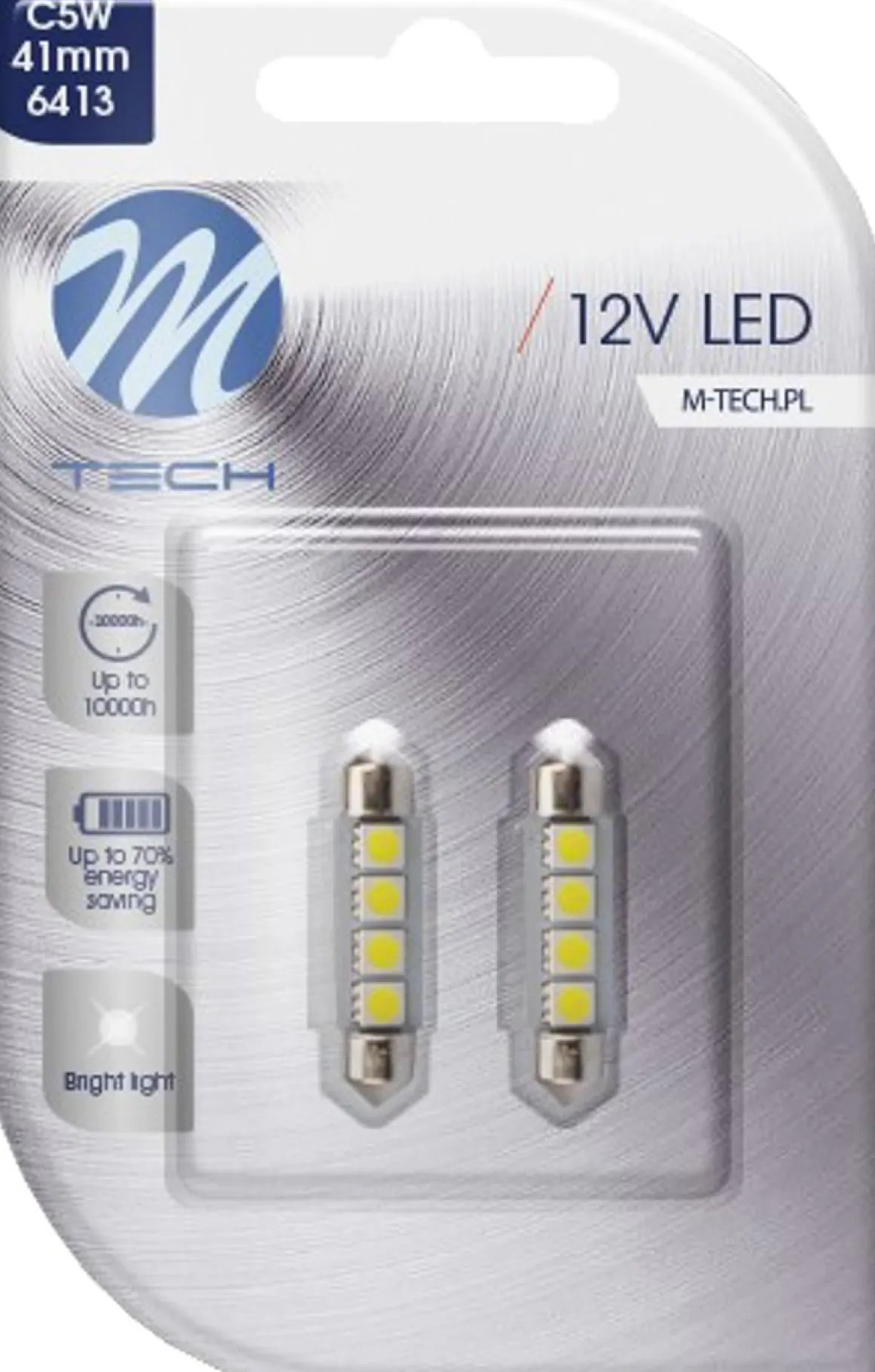 M-TECH LED BASIC PIENOISPOLTTIMO C5W-C10W VALK 6K SV8.5-8 41