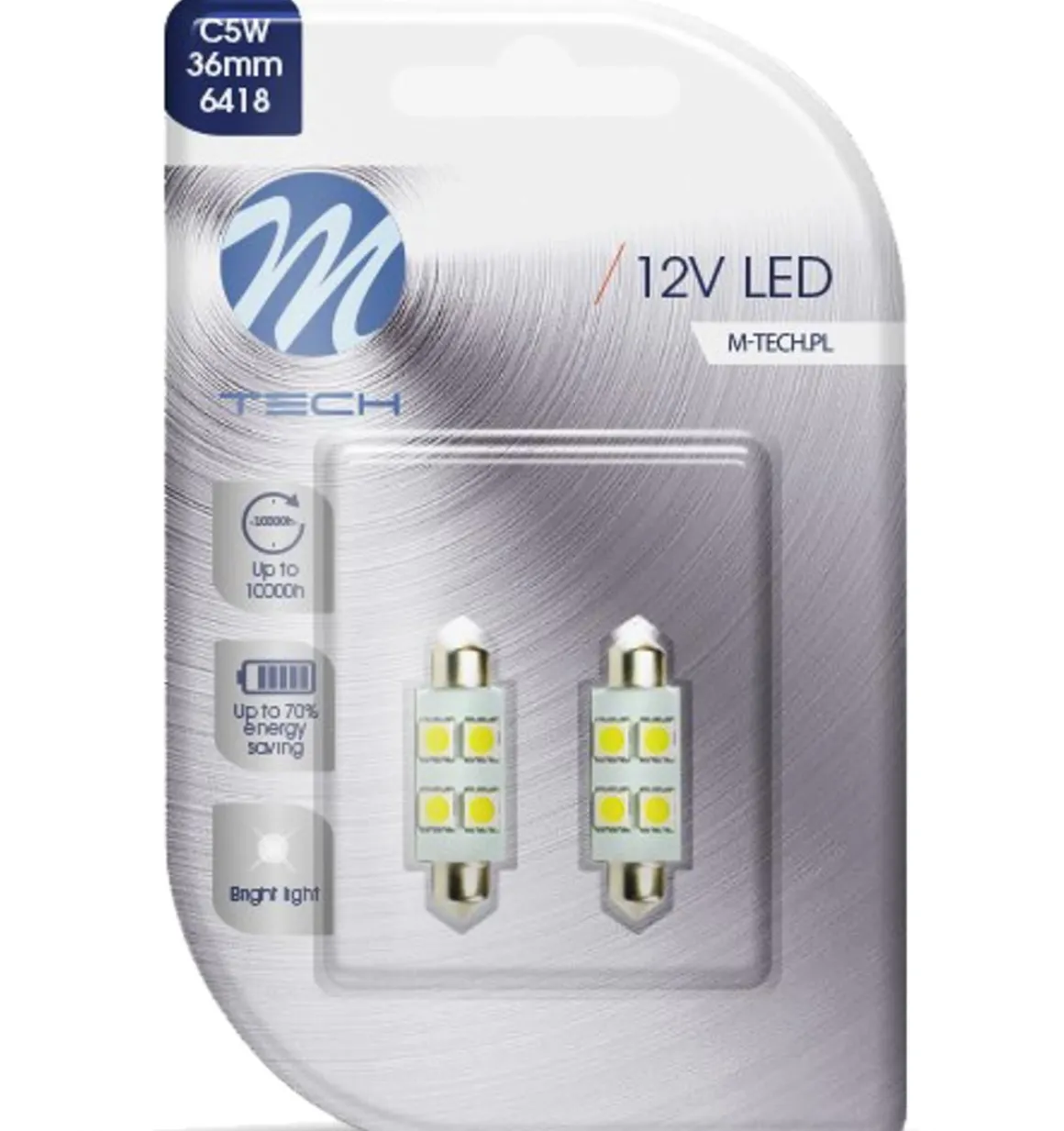 M-TECH LED BASIC PIENOISPOLTTIMO C5-C10W VALK 6K SV8.5-8 36MM