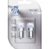 M-TECH LED BASIC PIENOISPOLTTIMO P21W BA15S VALK 9LED