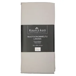 MUOTOONOMMELTU ALUSLAKANA 120X200CM+20CM PELLAVA