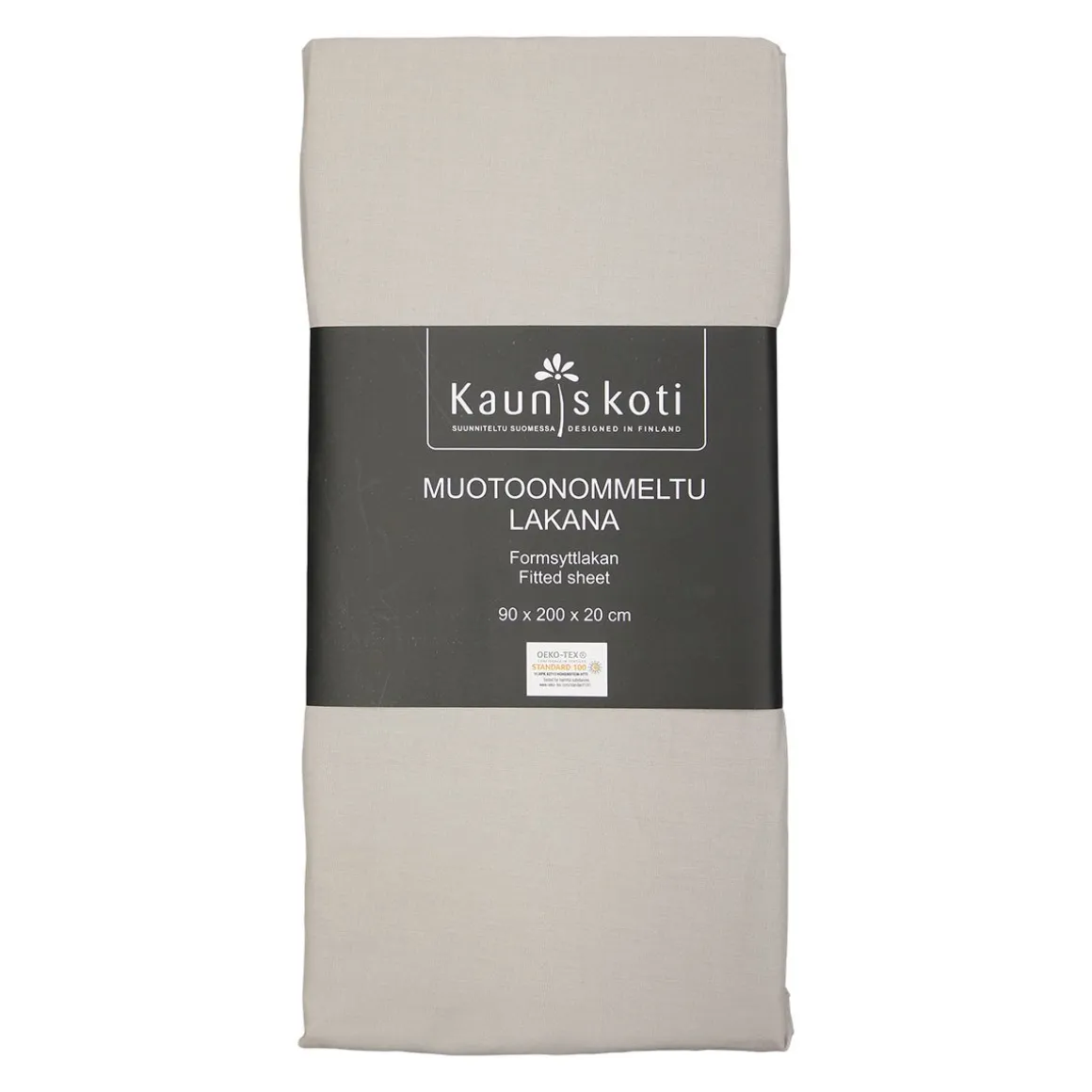 MUOTOONOMMELTU ALUSLAKANA 90X200+20CM PELLAVA
