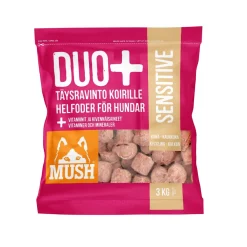 MUSH DUO+ SENSITIVE KANA-KALKKUNA 3 KG