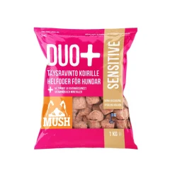 MUSH DUO+ SENSITIVE KANA-KALKKUNA 1KG