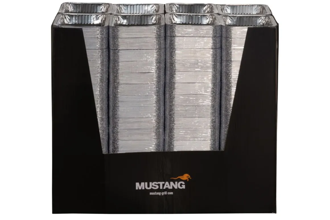 MUSTANG GRILLIVUOKA 31X21 CM 12 KPL ALUMIINI DISPLAY