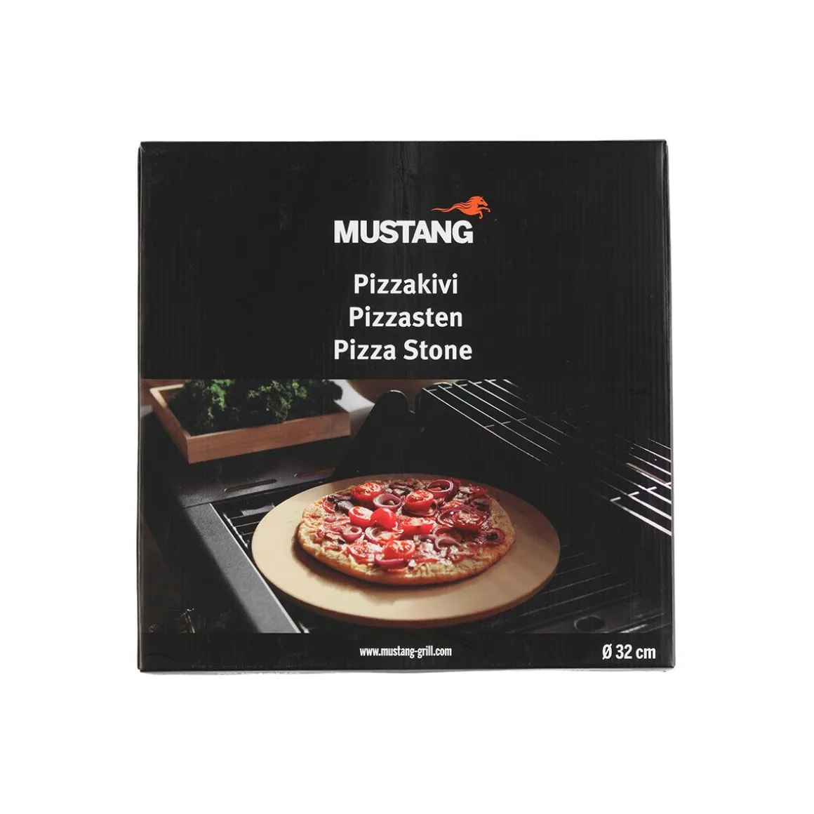 MUSTANG PIZZAKIVI 32 CM