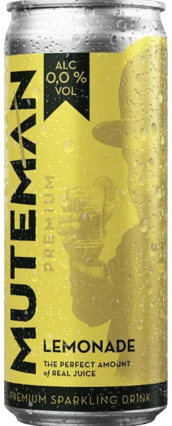 MUTEMAN PREMIUM 0% LEMONADE TLK  330 ML