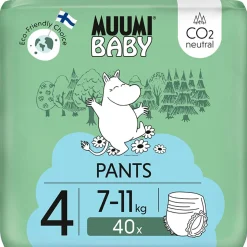 MUUMI BABY WALKERS 4 7-11KG 40 KPL