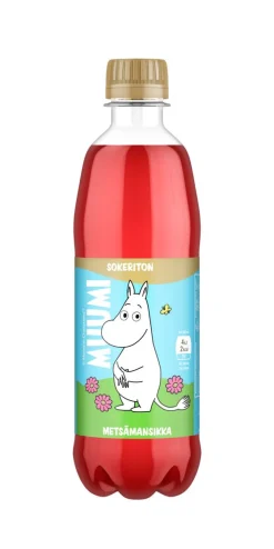 MUUMI METSÄMANSIKKA SOKERITON KMP 500 ML