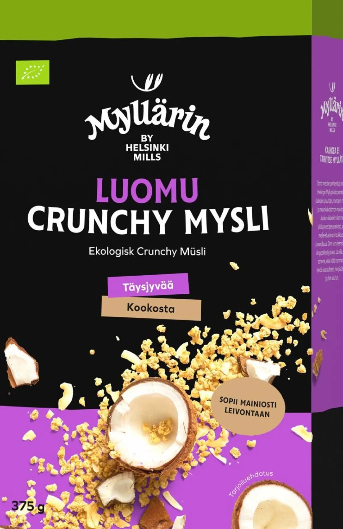 MYLLÄRIN MYSLI CRUNCHY LUOMU 375 G