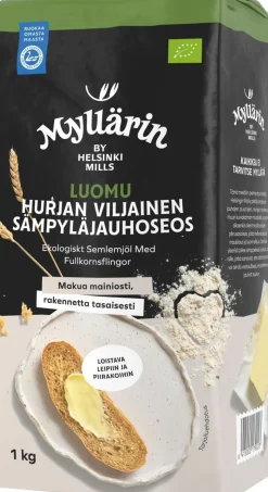 MYLLÄRIN LUOMU HURJAN VILJAINEN SÄMPYLÄJAUHO 1KG
