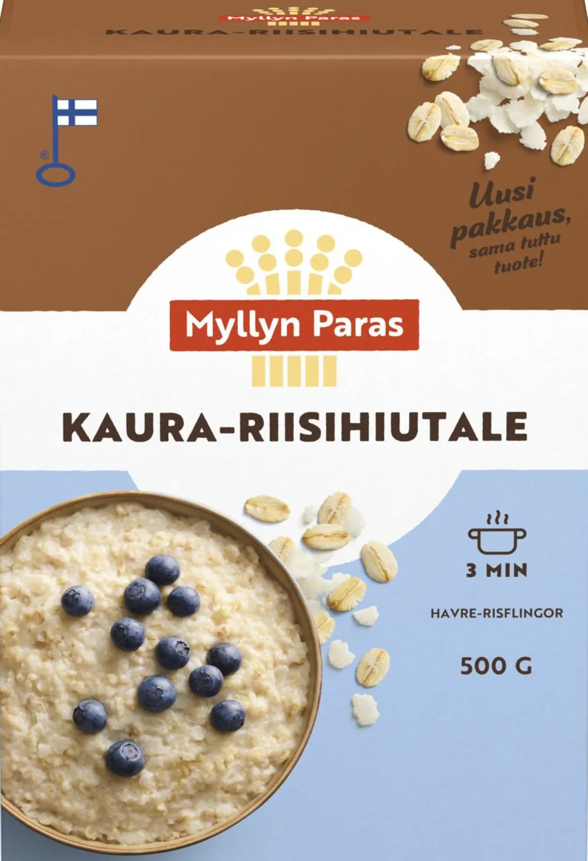MYLLYN PARAS KAURA + RIISIHIUTALE 500 G