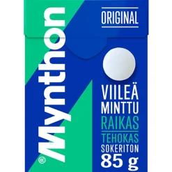MYNTHON VIILEÄ MINTTU SOKTON KURKKUPASTILLI 85 G