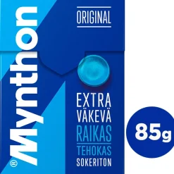 MYNTHON VÄKEVÄ SOKTON KURKKUPASTILLI 85 G